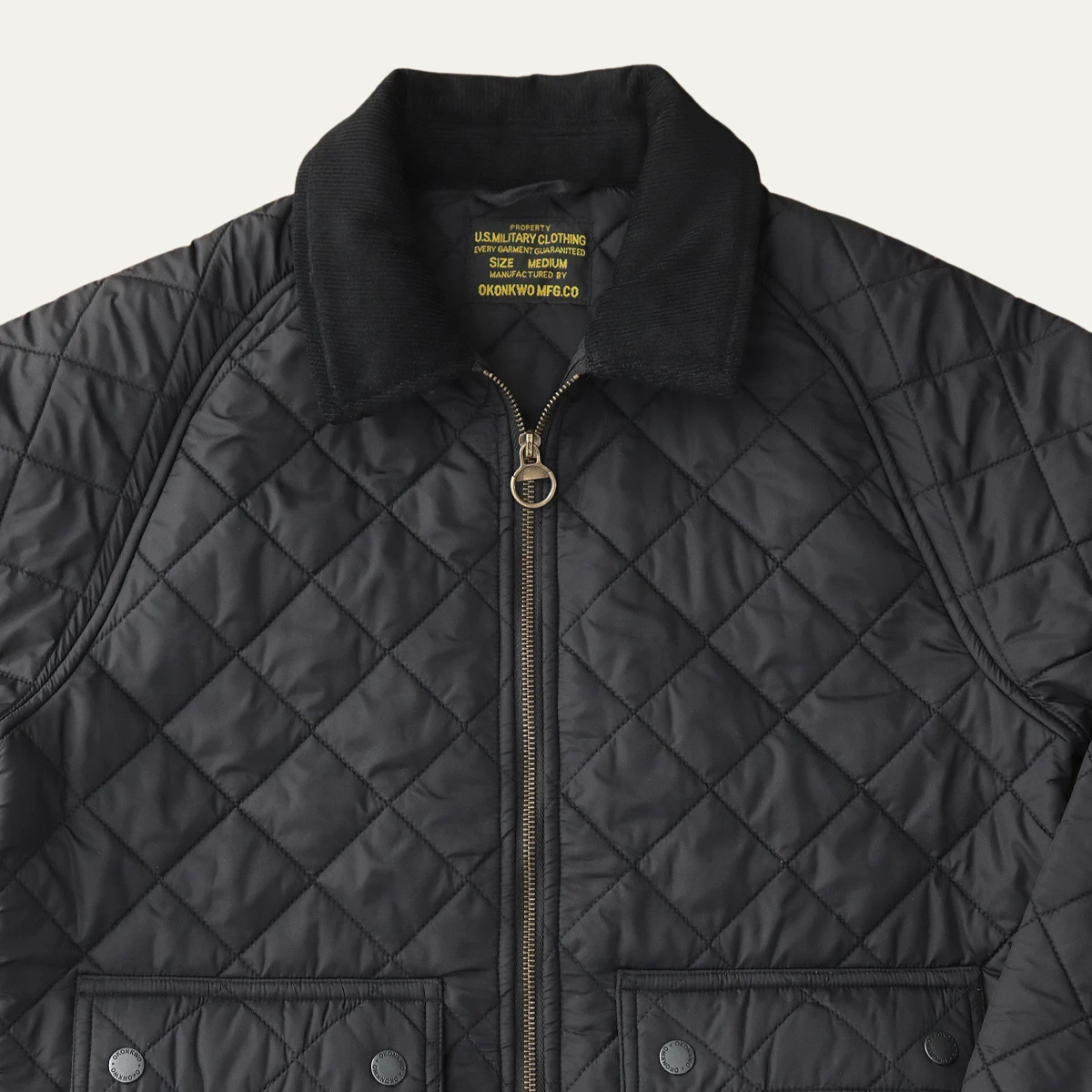 The Trouville Men’s Retro Quilted Winter Bomber Jacket
