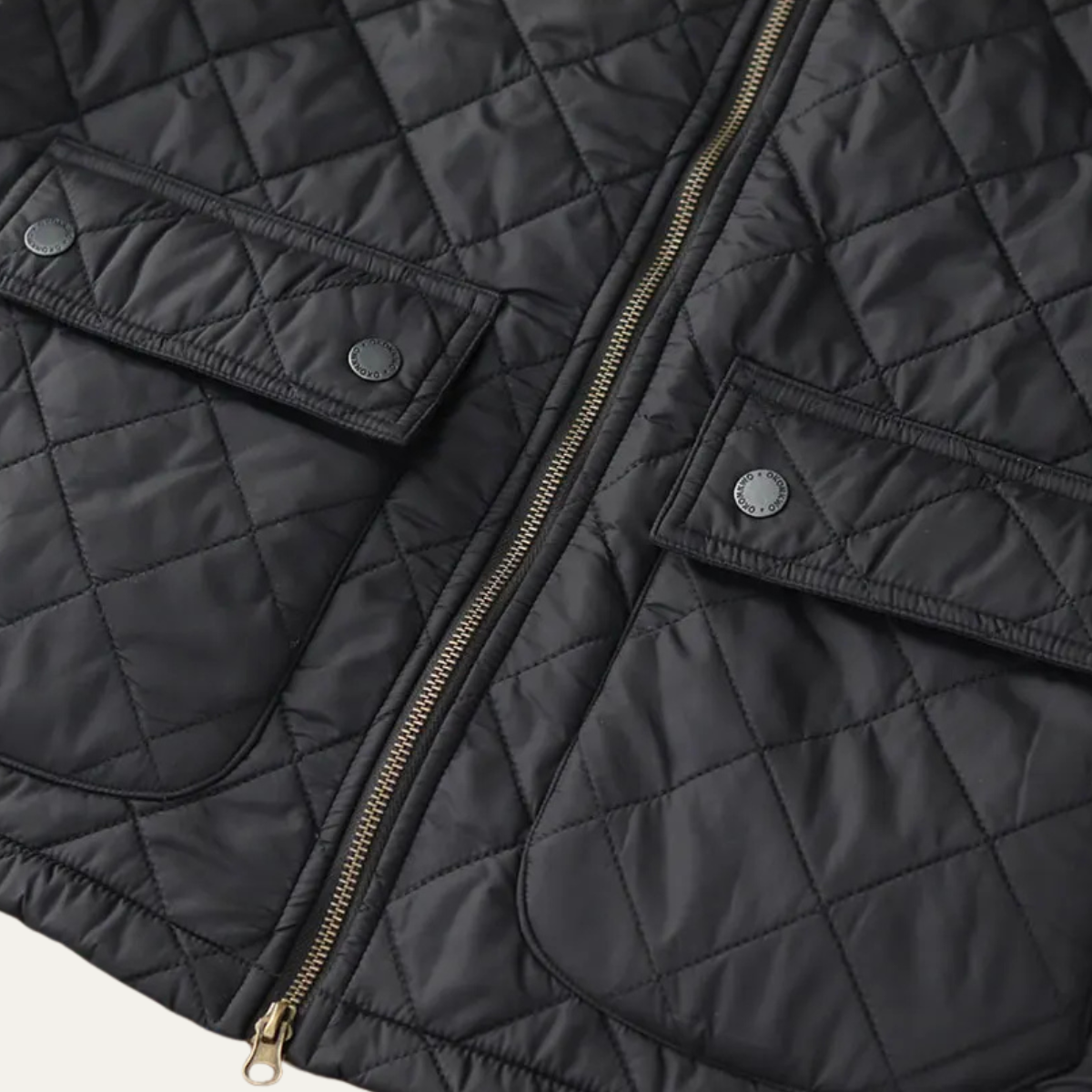 The Trouville Men’s Retro Quilted Winter Bomber Jacket