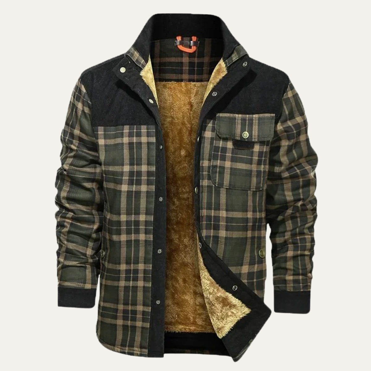 The Gallipoli Men’s Warm Winter Plaid Check Jacket