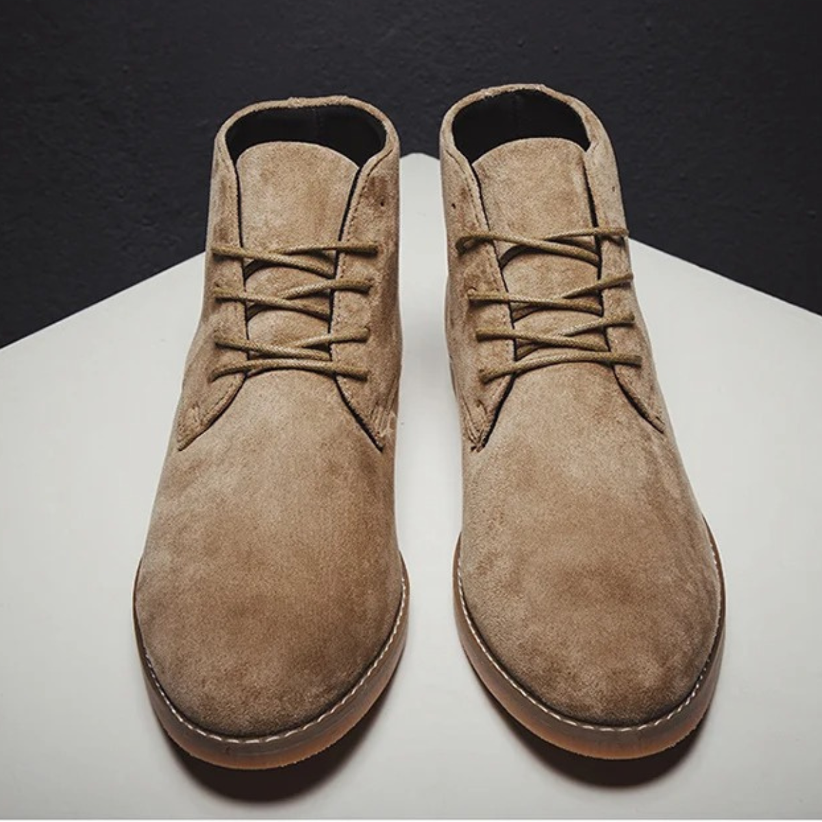 The Dockside Men’s Casual Suede Lace Up Ankle Boots