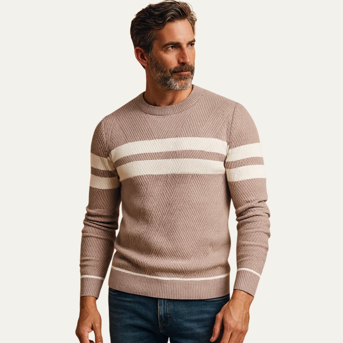 The Cambridge Knit Jumper with Stripes