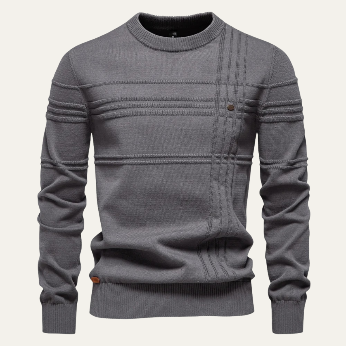 The Brighton Men’s Classic Crew Neck Knit Jumper