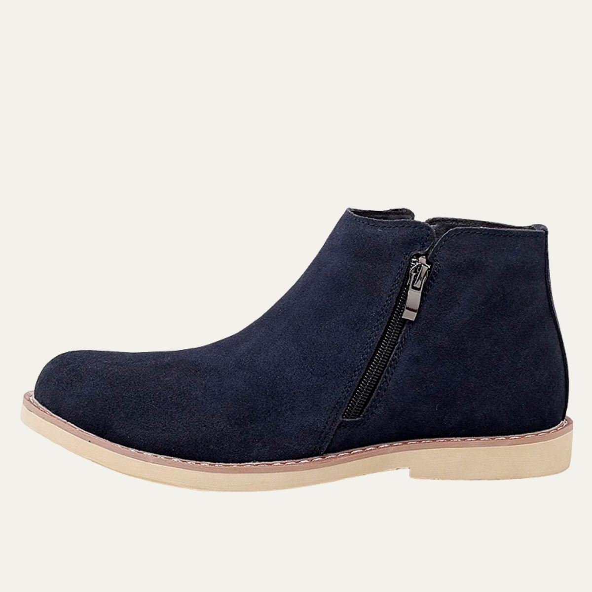 The Saint Tropez Men’s Retro Suede Zip Ankle Chelsea Boots