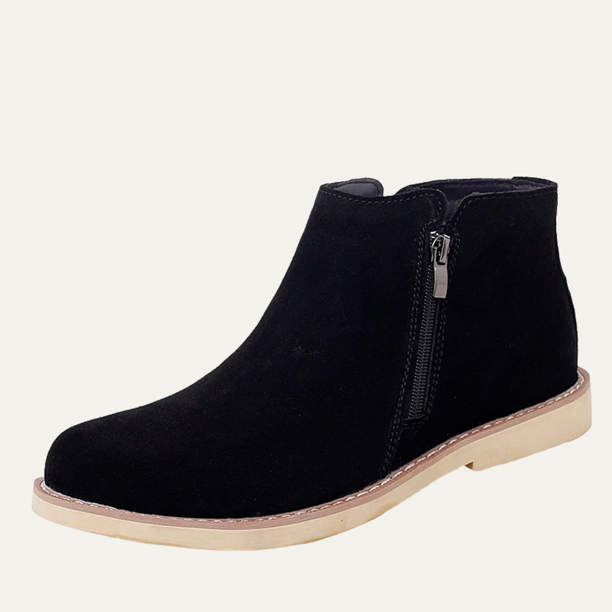 The Saint Tropez Men’s Retro Suede Zip Ankle Chelsea Boots