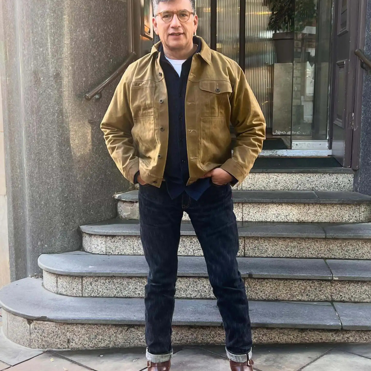 The Balmoral Men’s Retro Ranch Style Canvas Jacket