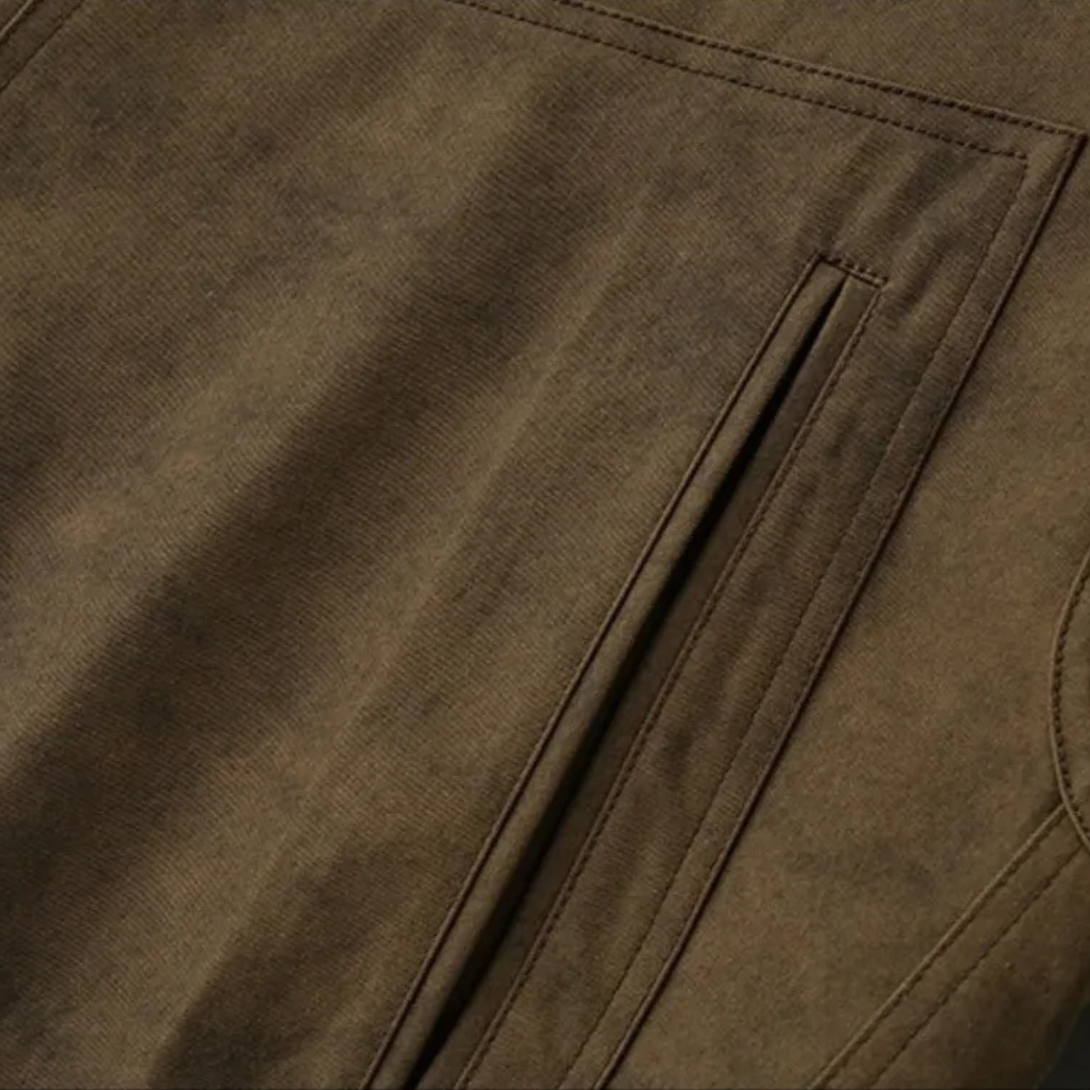 The Sandringham Men’s Warm Fleece Lined Vintage Brown Suede Jacket