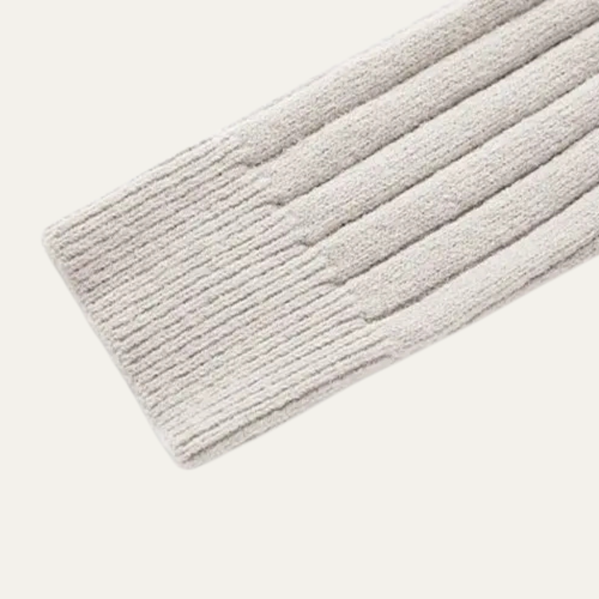 The Favignana Men's Knitted Stand Collar Ribbed Half Zip Jumper