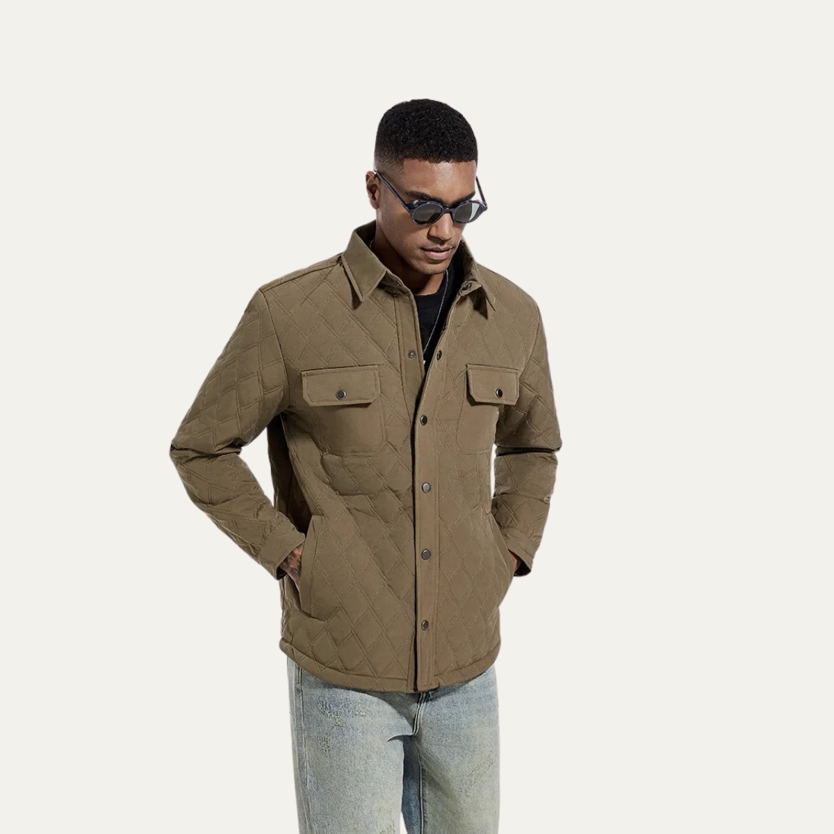 The St Davids Men's Casual Lightweight Quilted Jacket
