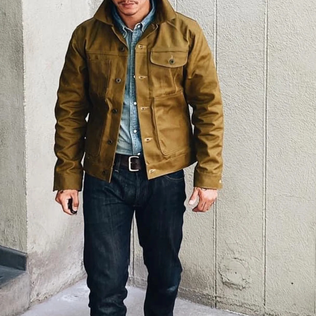 The Balmoral Men’s Retro Ranch Style Canvas Jacket