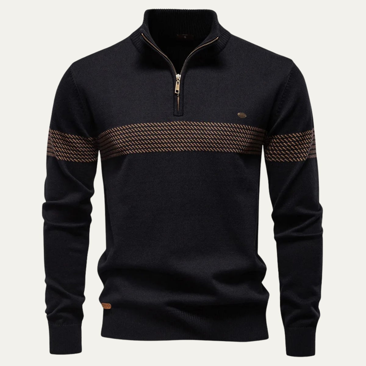 The Cotswolds Men’s Business Knit Quarter Zip Jumper