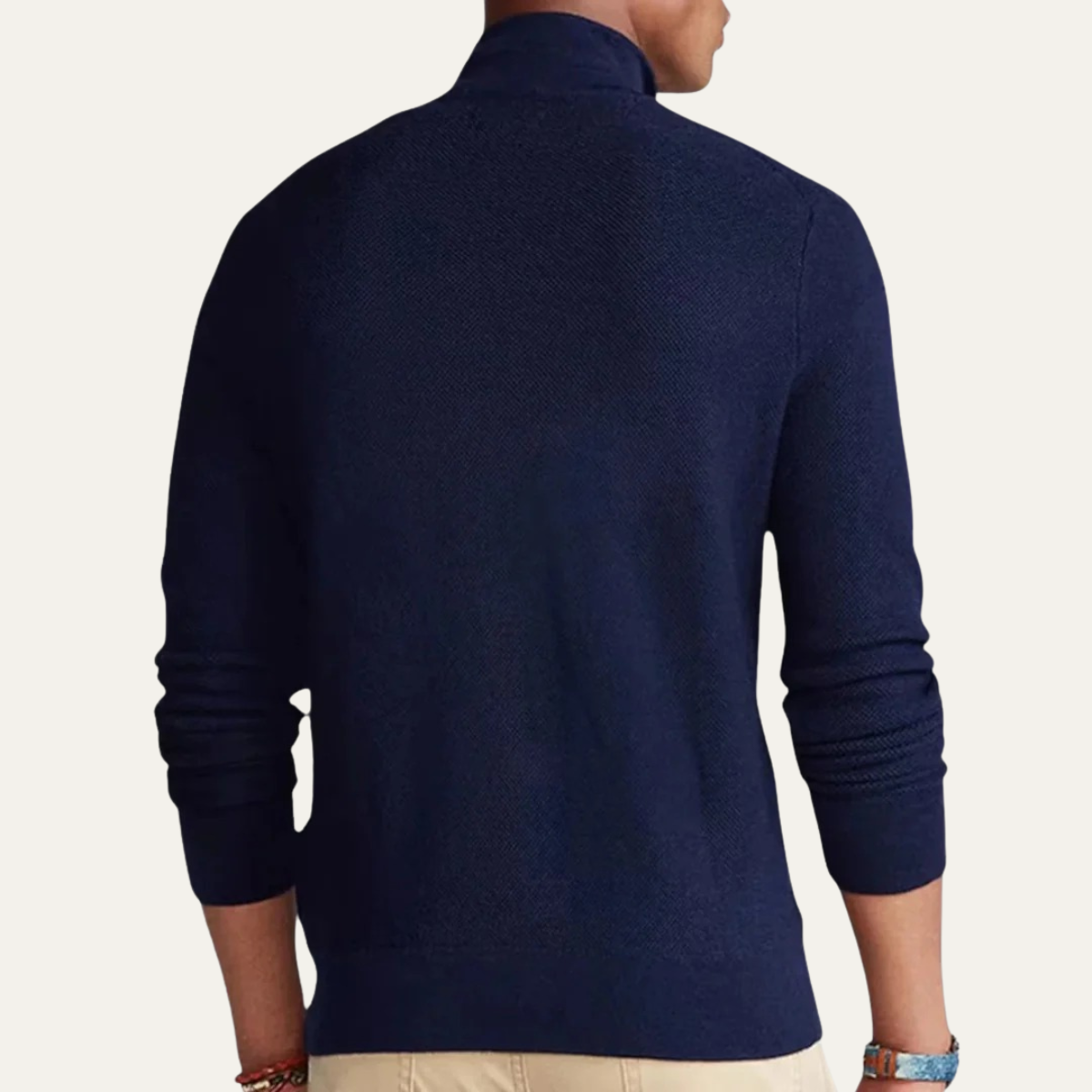 The Bristol Men’s Cashmere Luxury Cardigan Zip Knit Jumper