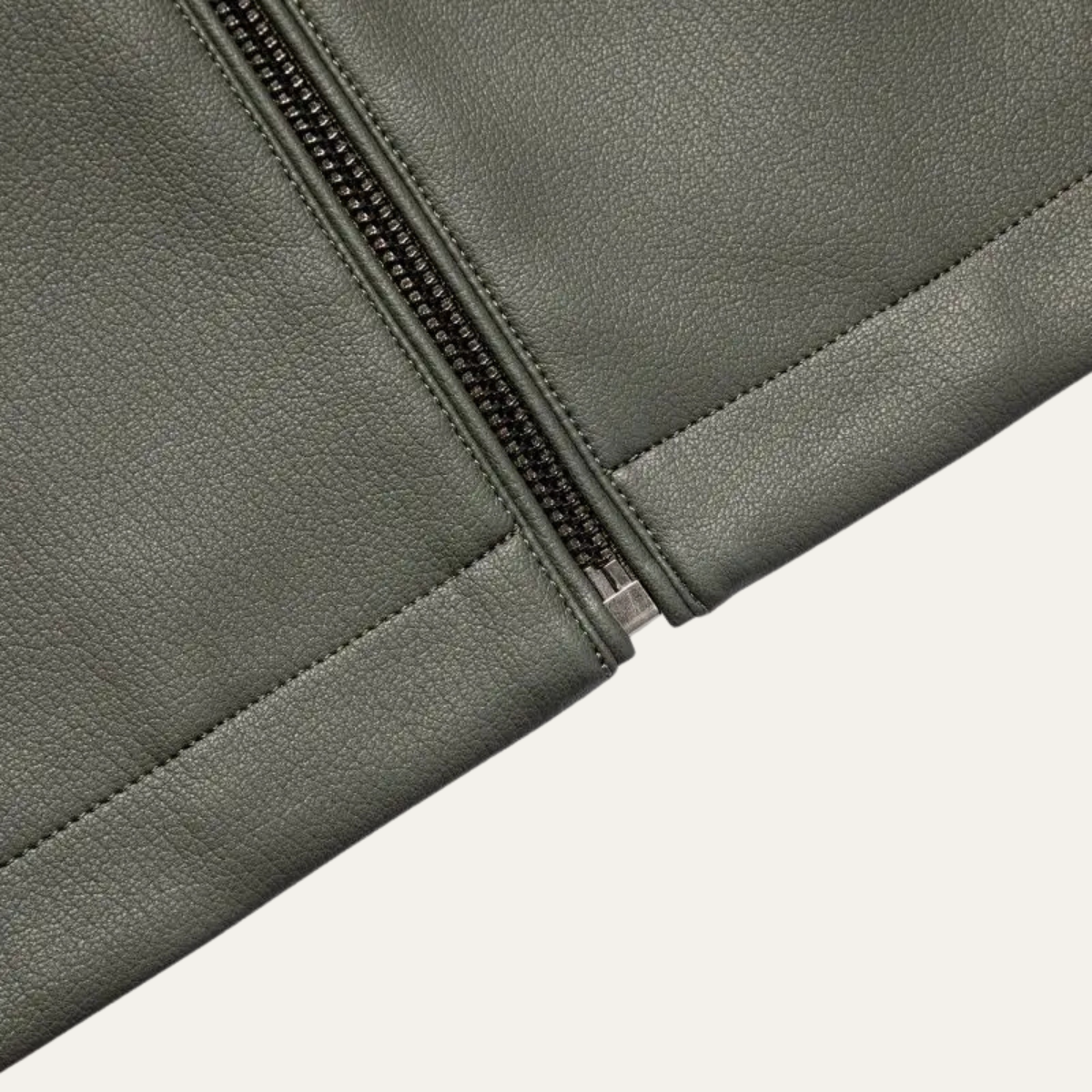 The Burford Men’s Premium Leather Casual Stand Collar Jacket