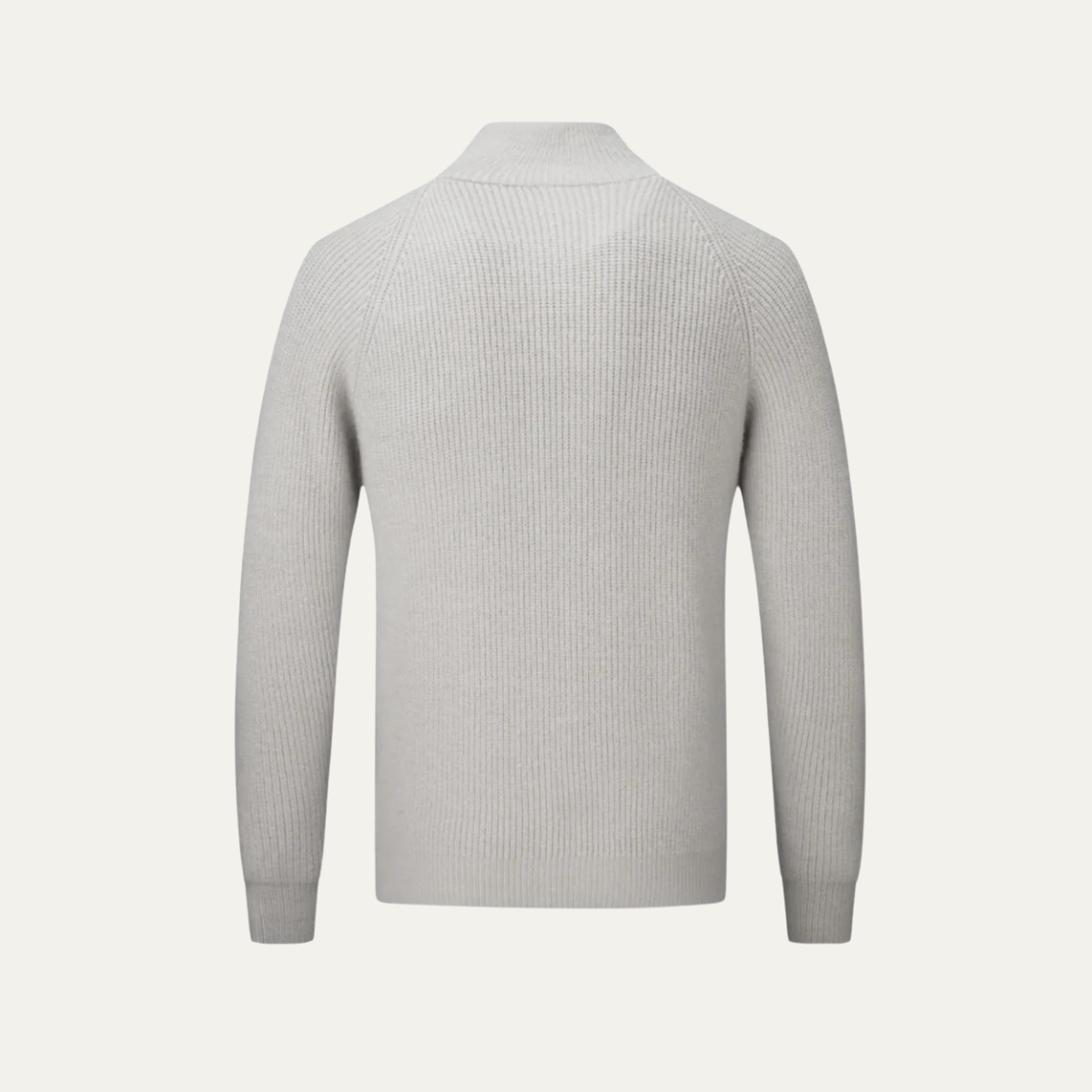 The Four Seasons Merino Wool Knitted Zip Cardigan Jumper for Men