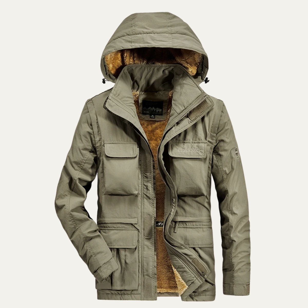 The Miseno Men’s Hooded Waterproof Tactical Cargo Outdoor Jacket