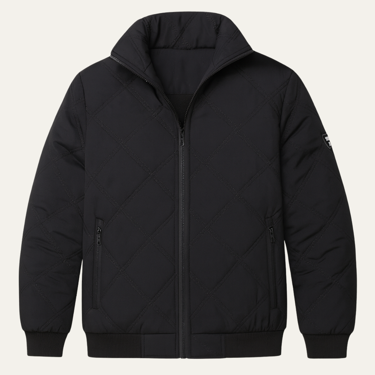 The Bardolino Men’s Casual Stand Collar Winter Quilted Jacket