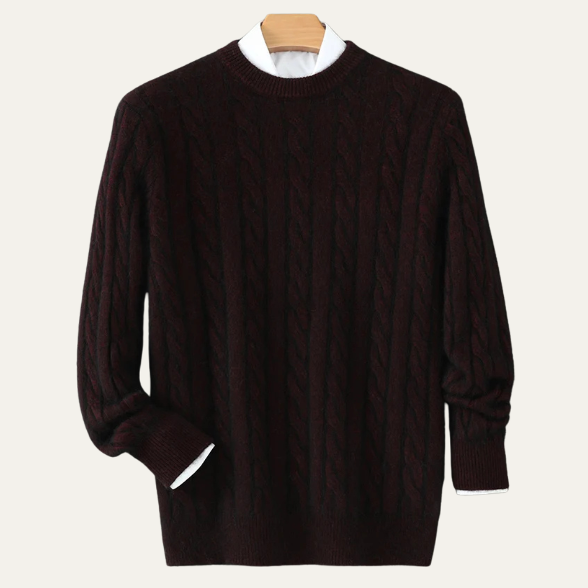 The Grosseto Men’s Soft Wool Blend O Neck Knitted Jumper