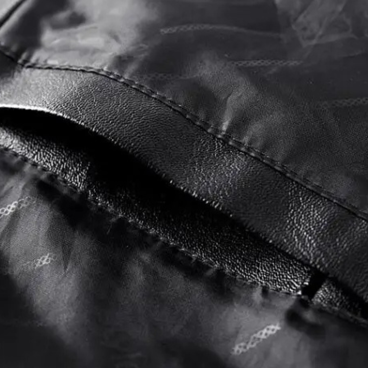 The Napoli Men’s Stylish Slim Fit Leather Business Blazer Jacket