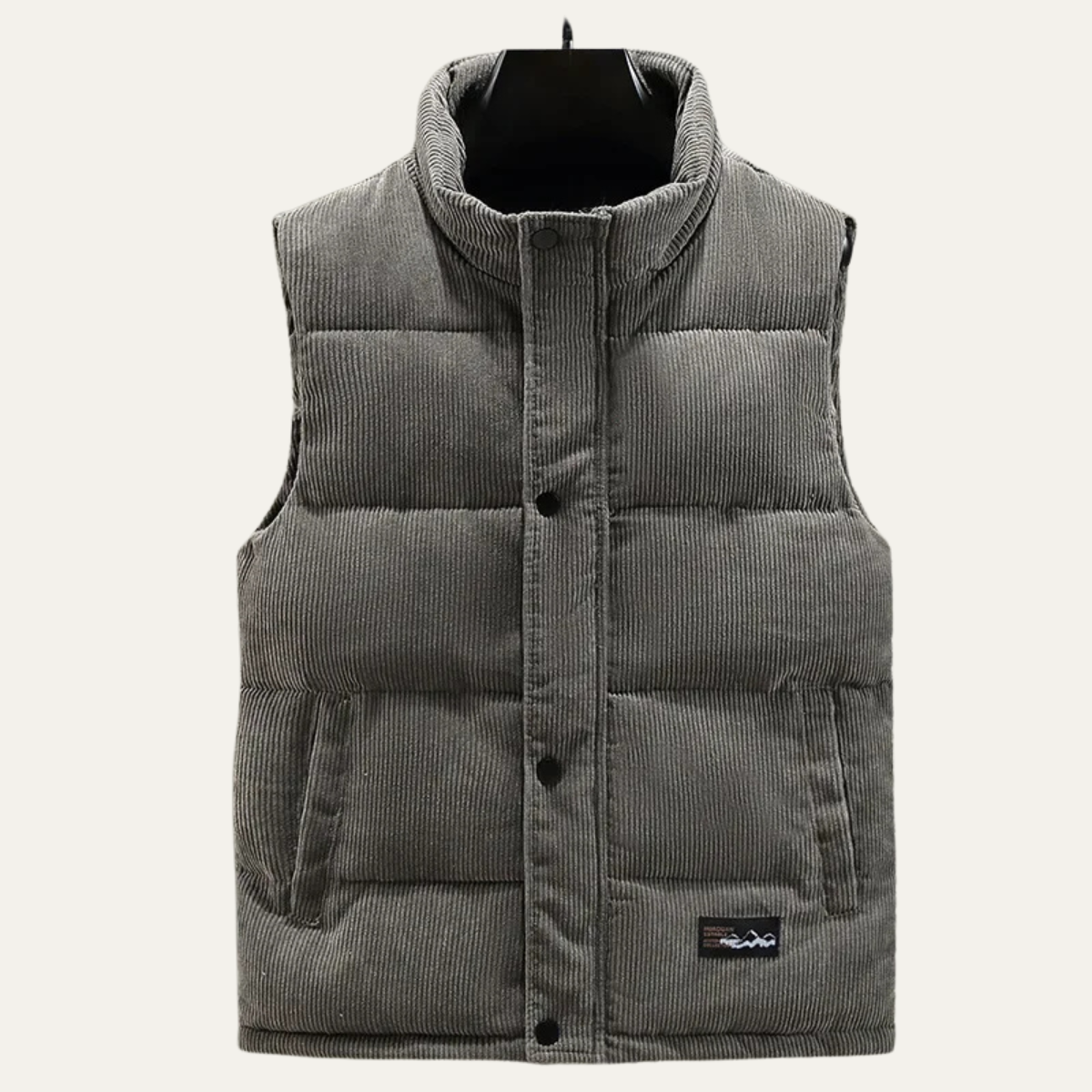 The Gubbio Men’s Corduroy Warm Puffer Gilet