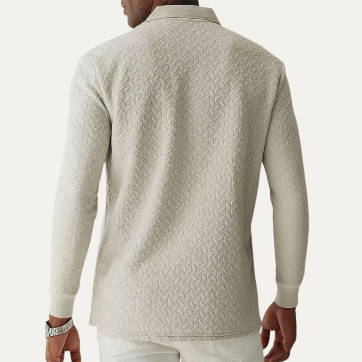 The Willowbrook Men’s Stylish Knit Polo Jumper