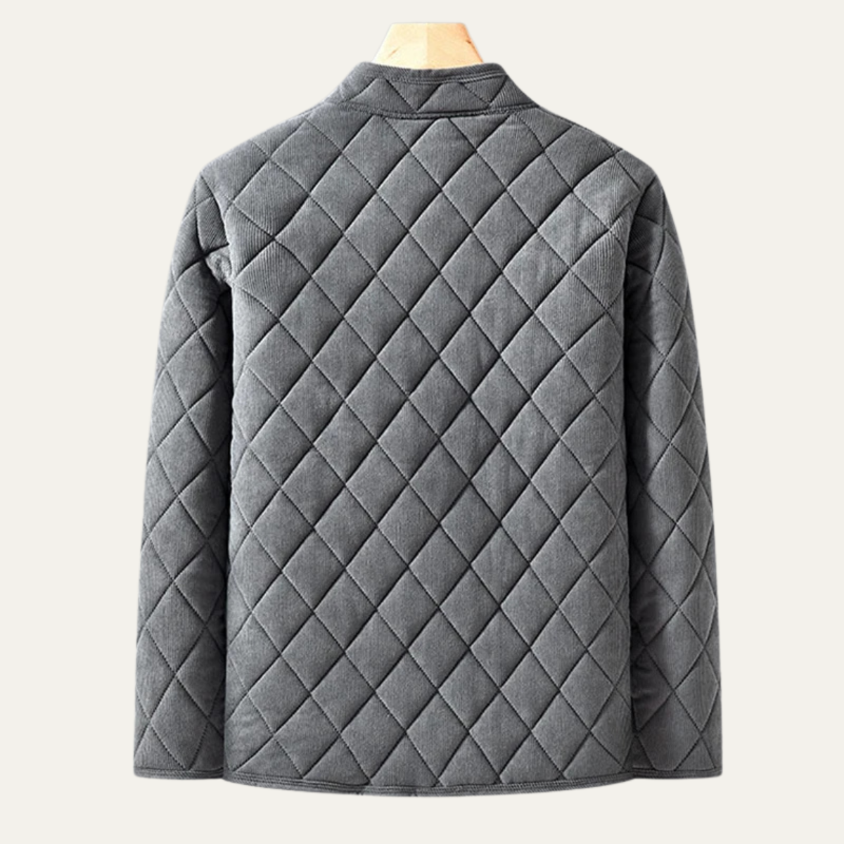 The Gerace Men’s Quilted Winter Fleece Lined Jacket