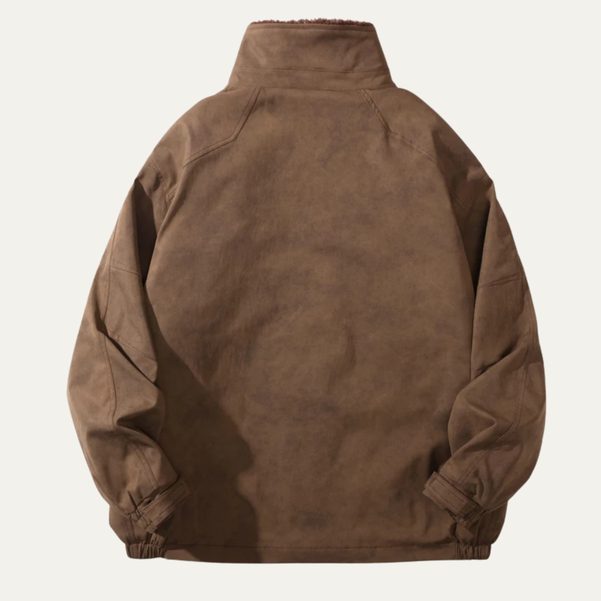 The Hampton Men’s Suede Fleece Lined Bomber Jacket