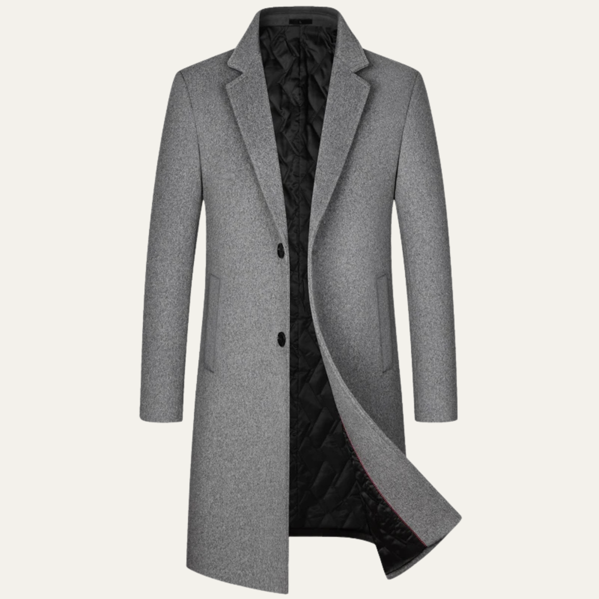 The Canterbury Men's Sophisticated Longline Wool Winter Jacket