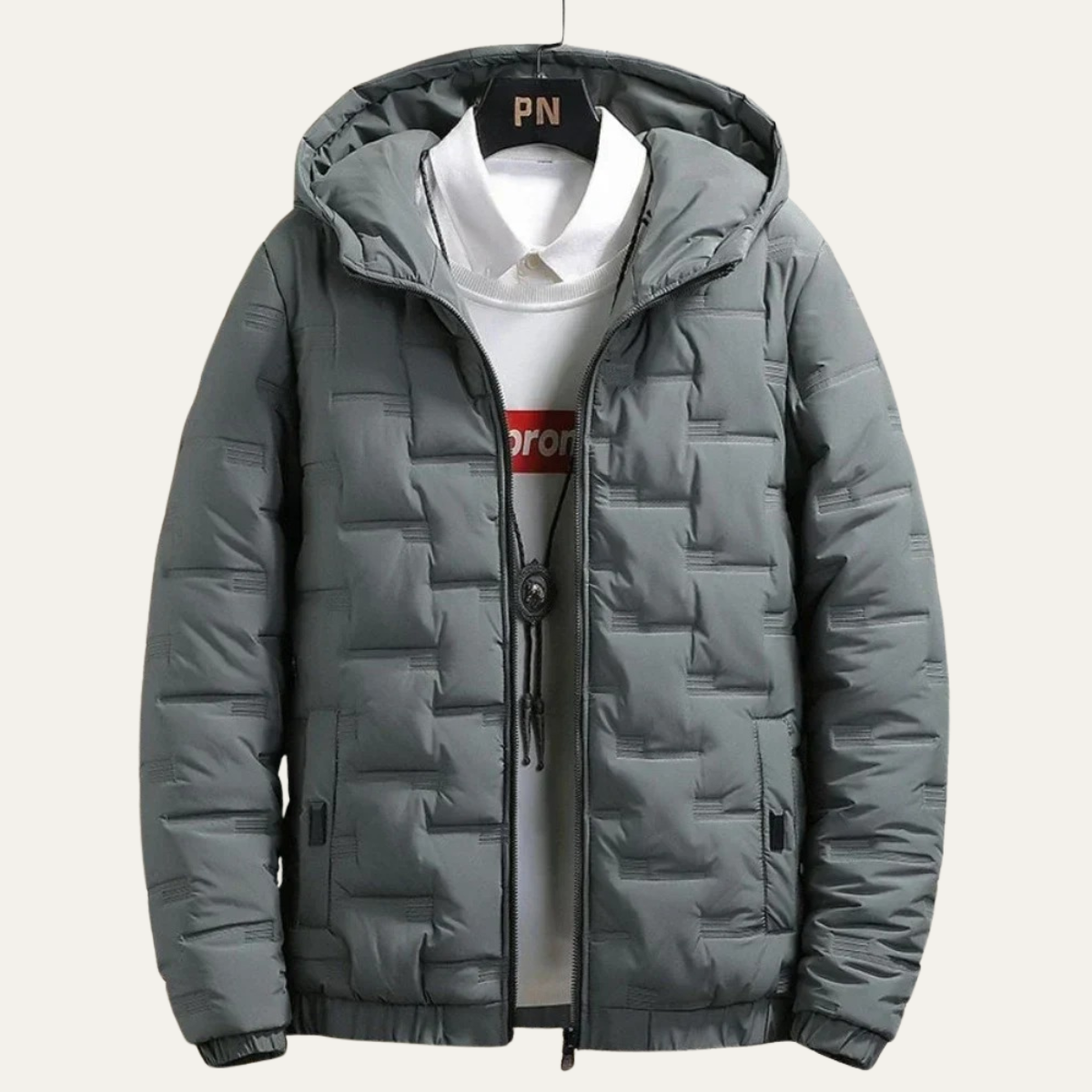The Sheffield Men's Warm Lightweight Quilted Puffer Jacket