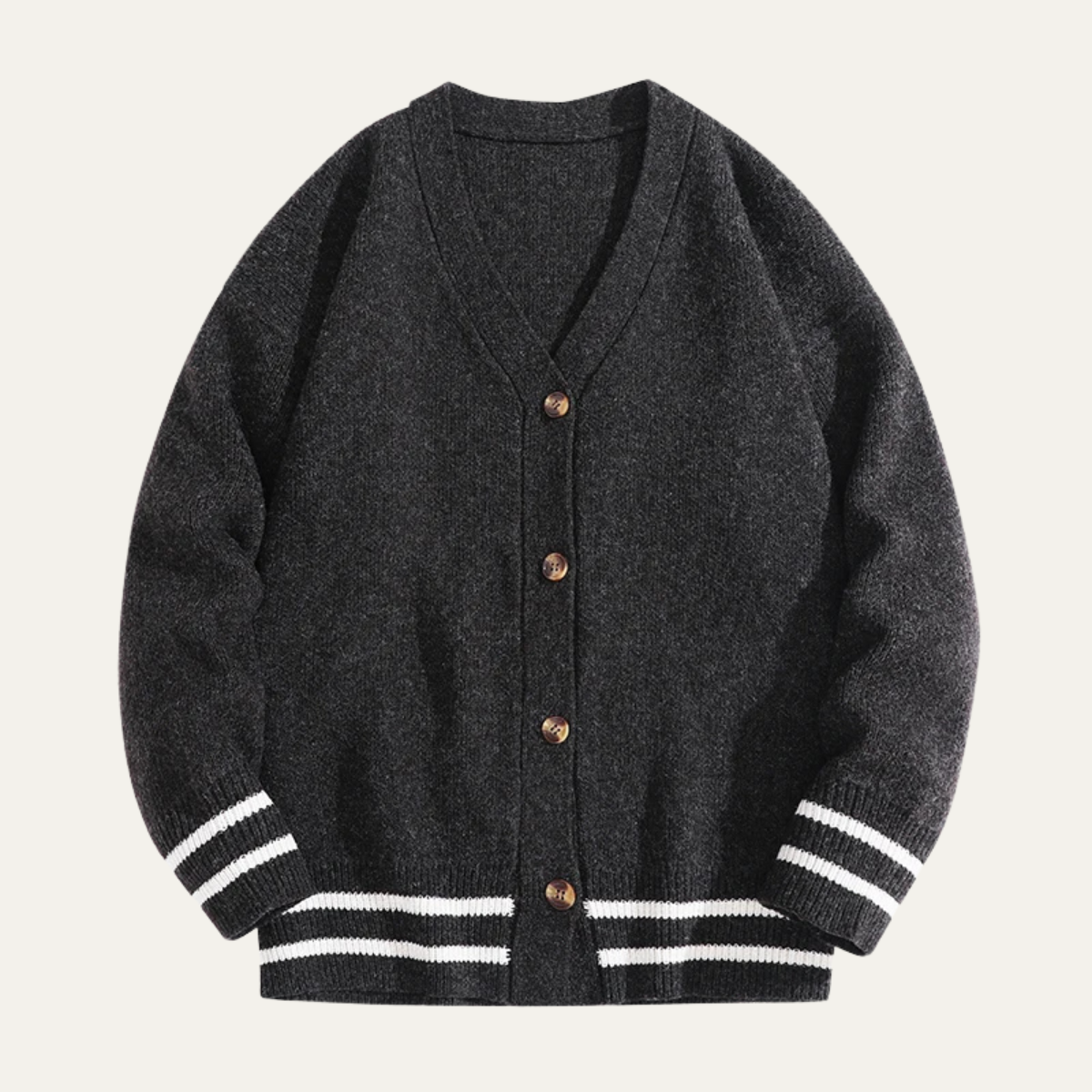 The Rosignano Men’s Casual Button Up V Neck Knit Cardigan