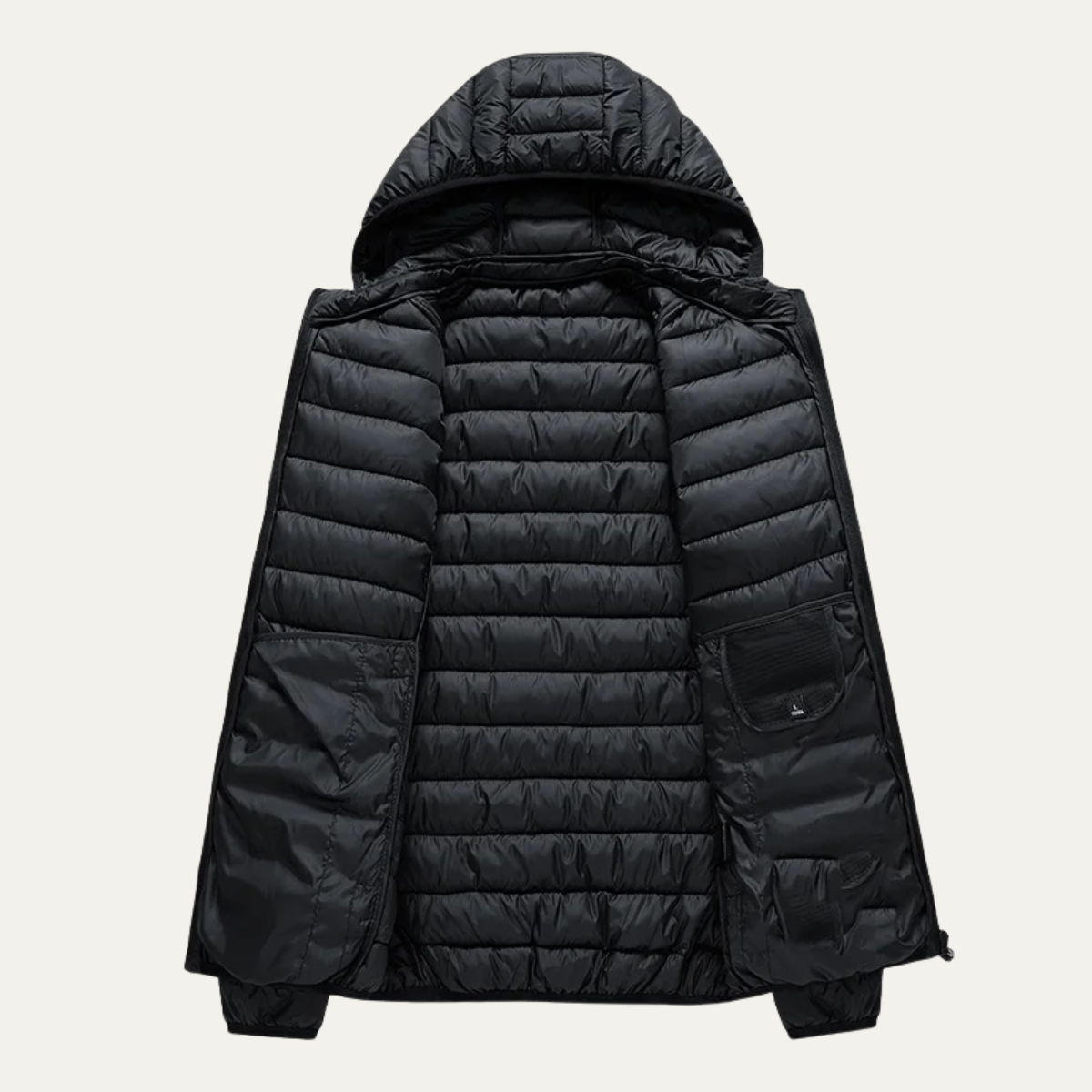 The Brunello Men’s Winter Hooded Puffer Parka Jacket