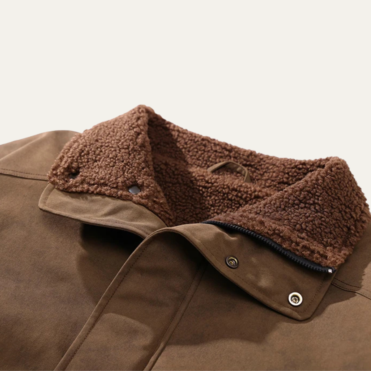 The Hampton Men’s Suede Fleece Lined Bomber Jacket