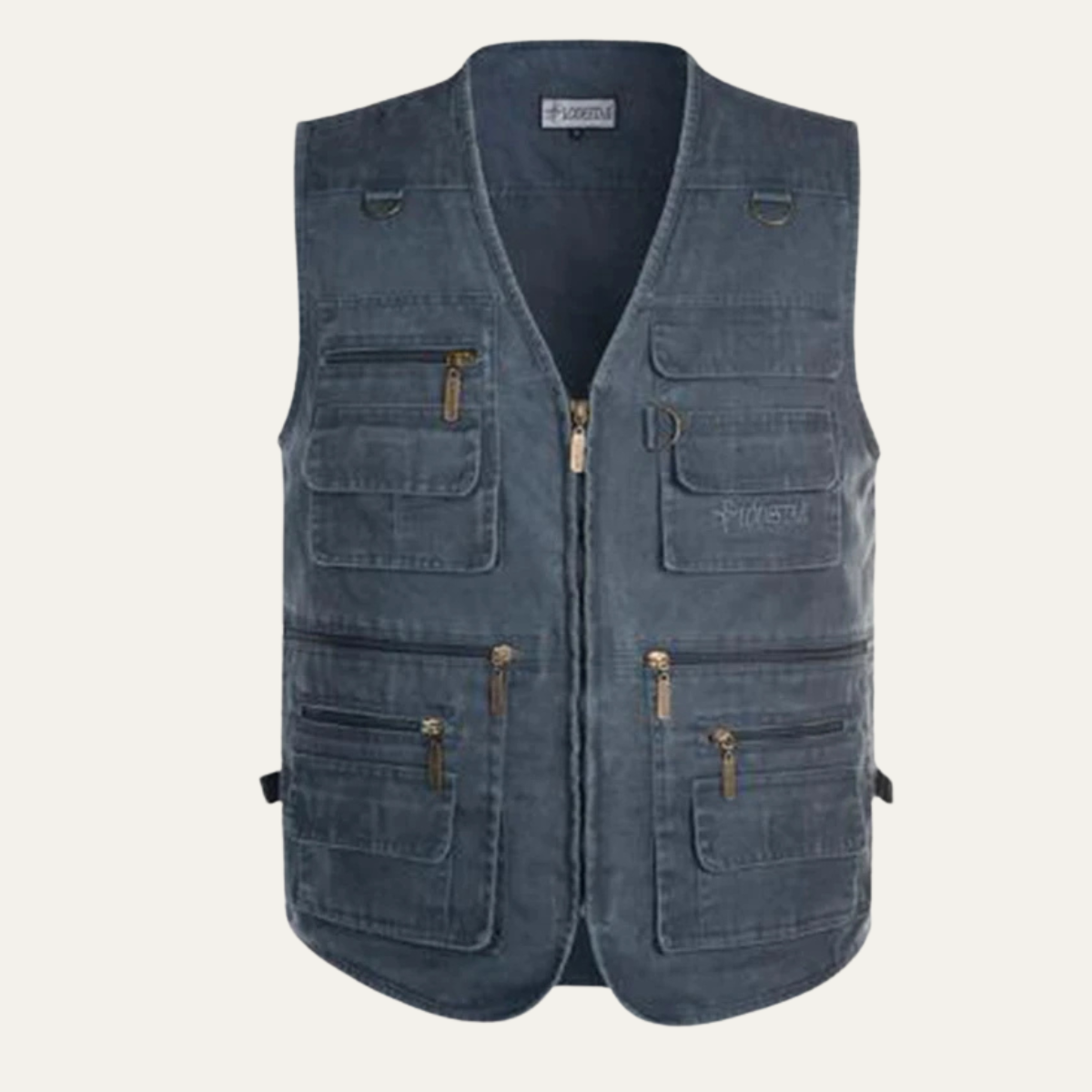 The Benevento Men’s Retro Outdoor Utility Multi Pocket Vest