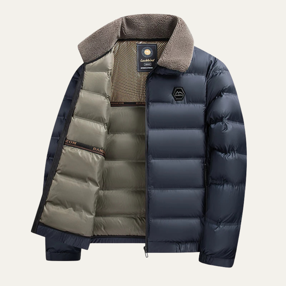 The Greenstead Men’s Padded Warm Winter Quilted Jacket