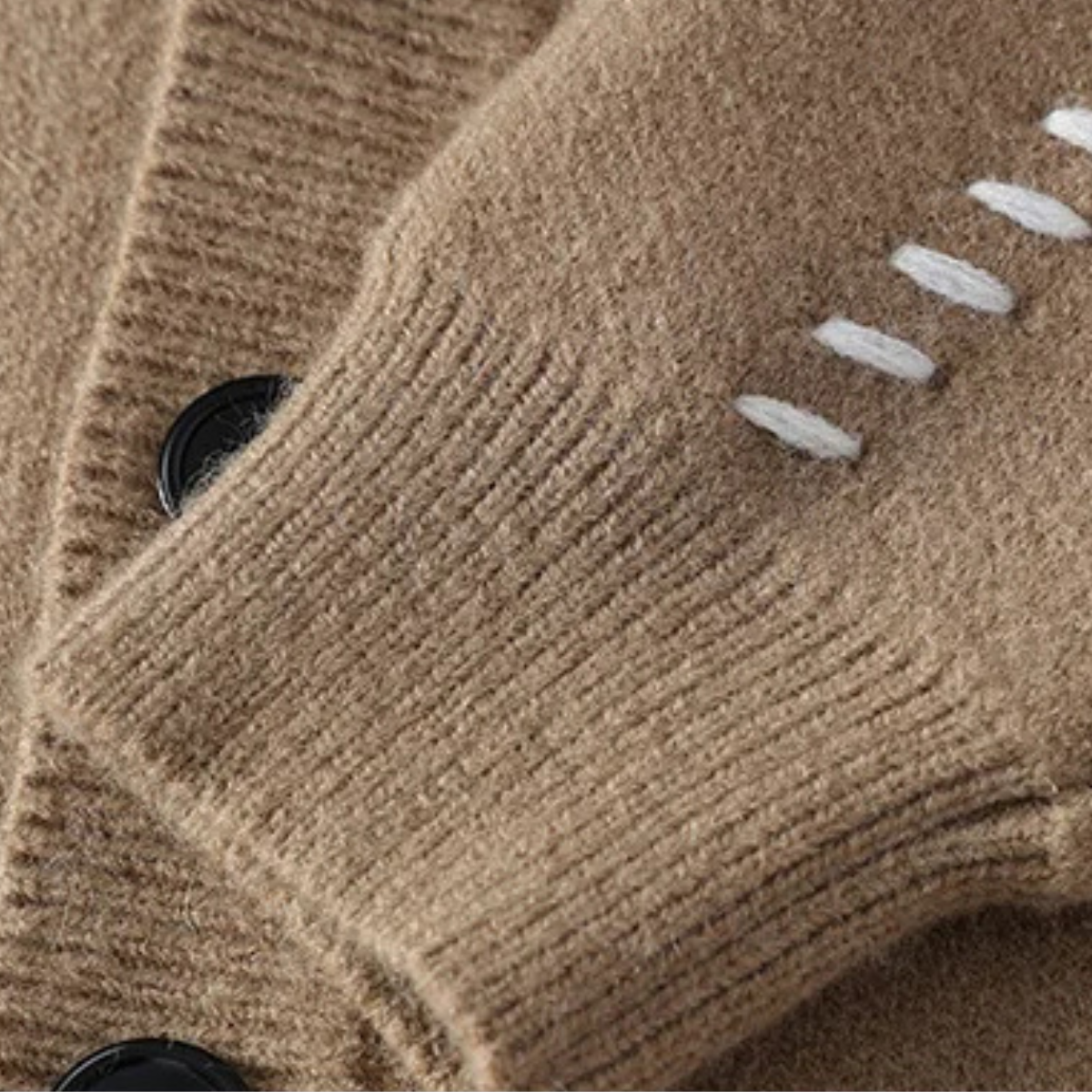 The Prosecco Men’s Casual Button Up V Neck Knit Cardigan