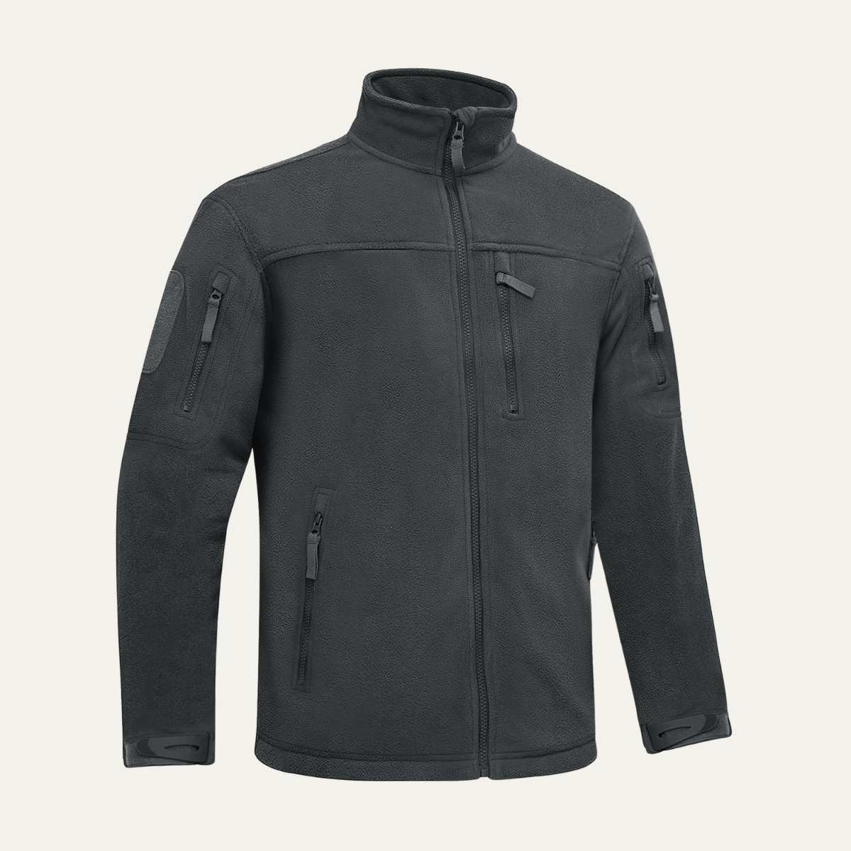 The Padova Men’s Warm Tactical Fleece Jacket with Zipper Pockets