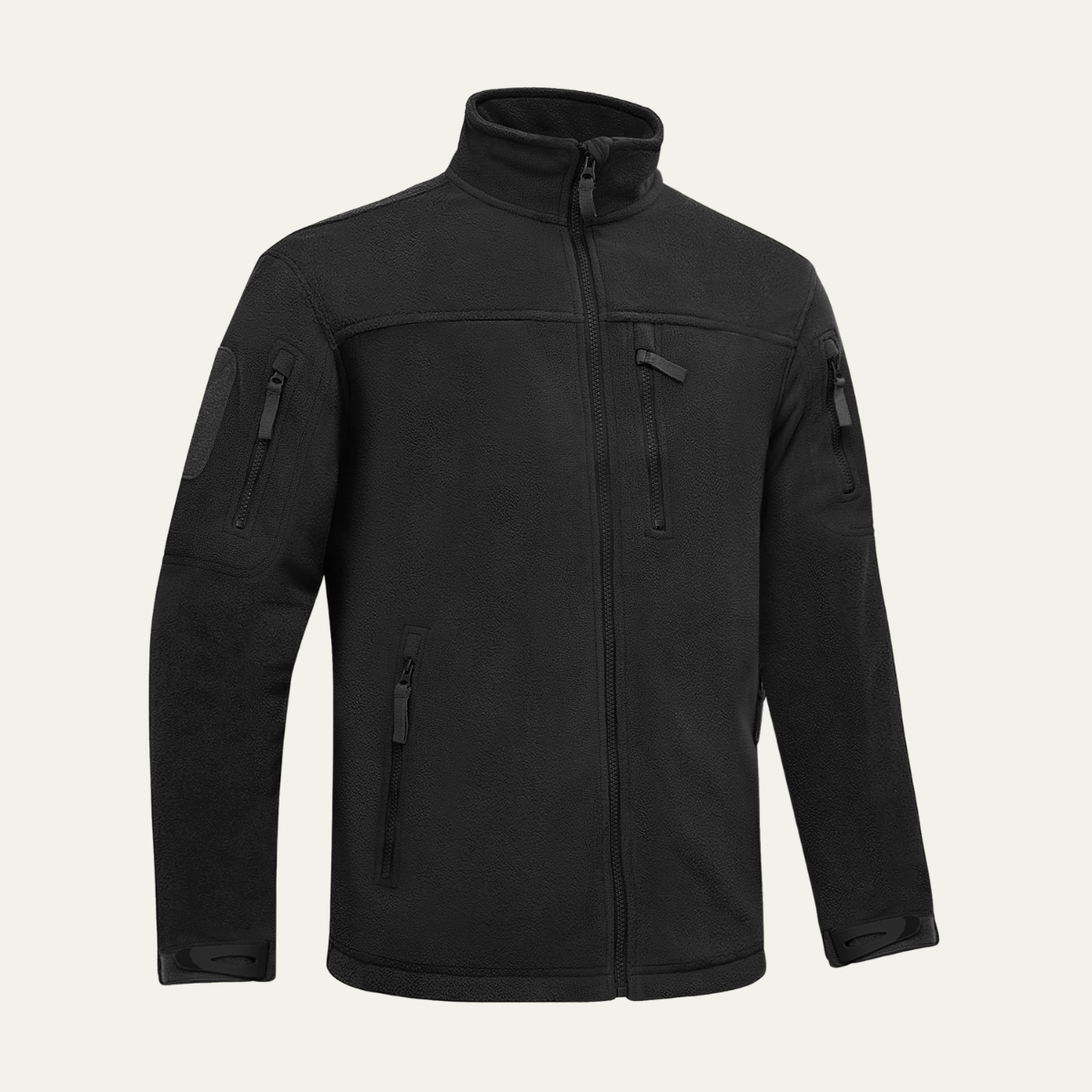 The Padova Men’s Warm Tactical Fleece Jacket with Zipper Pockets