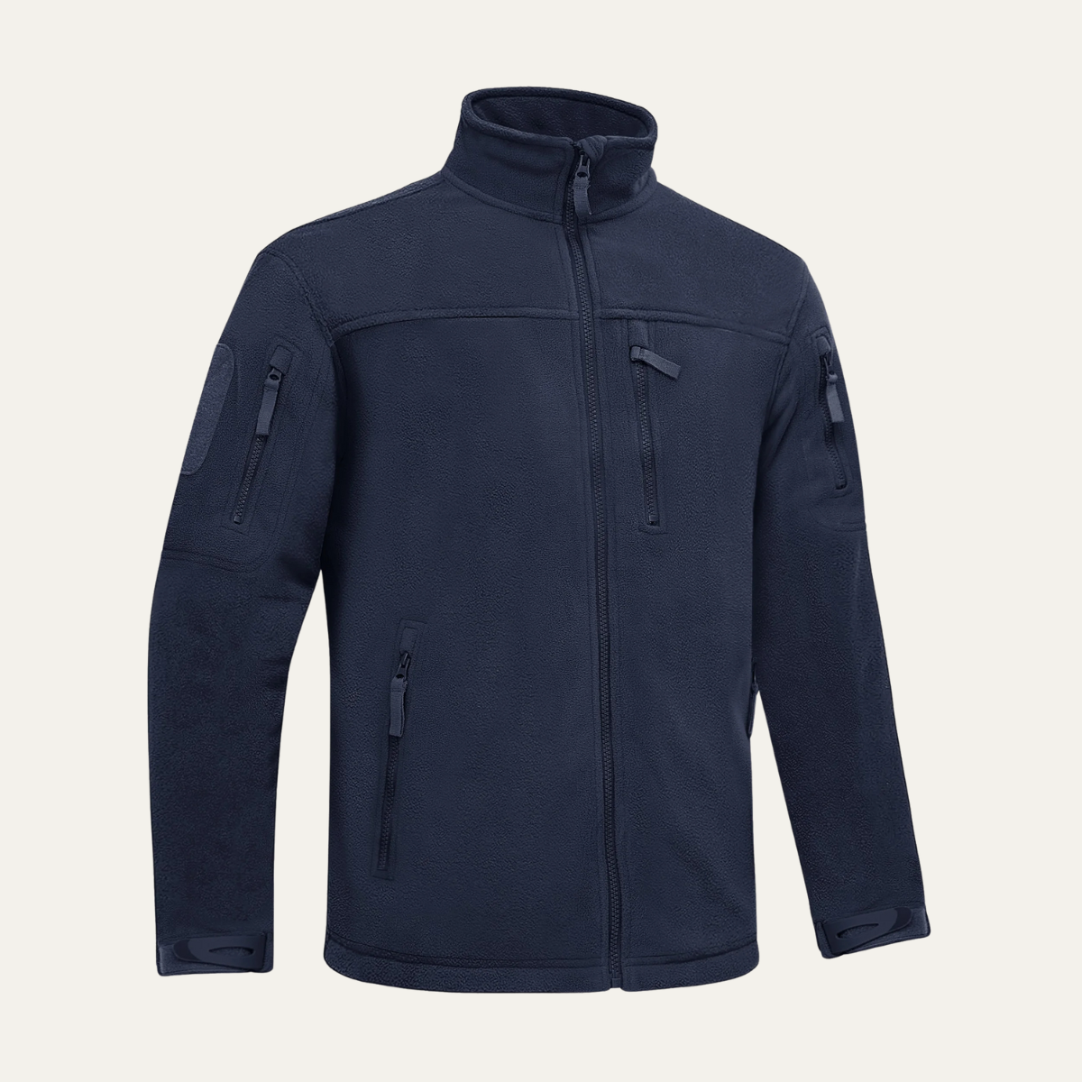 The Padova Men’s Warm Tactical Fleece Jacket with Zipper Pockets