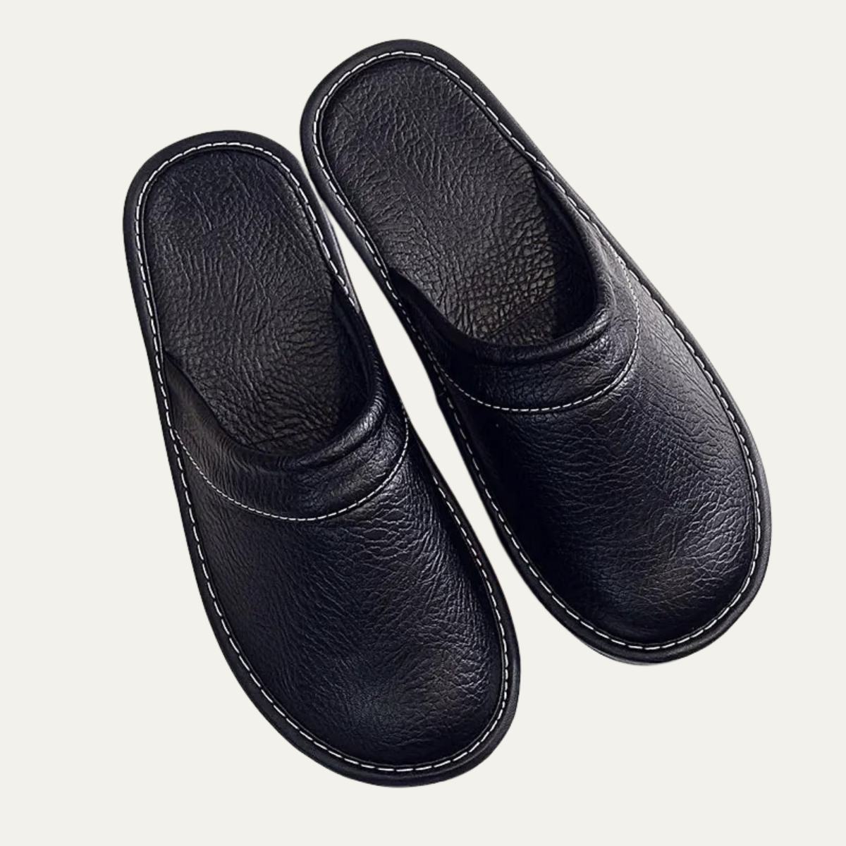 The Shaftesbury Men’s Soft Leather Indoor House Shoes