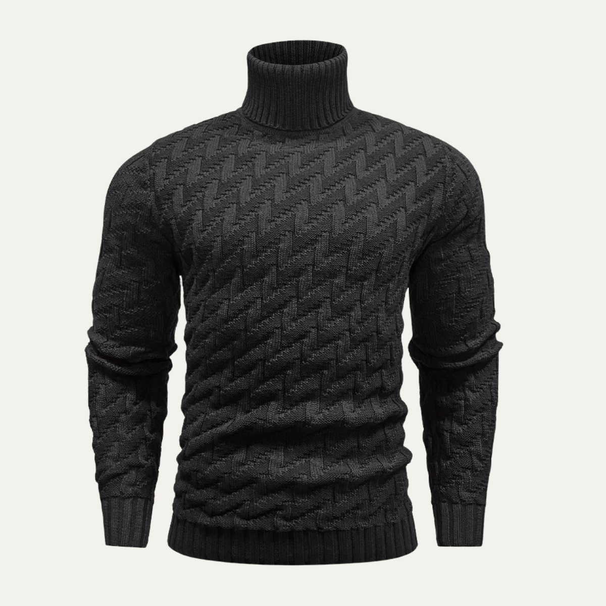 The Sussex Men’s Turtleneck Knit Warm Winter Jumper