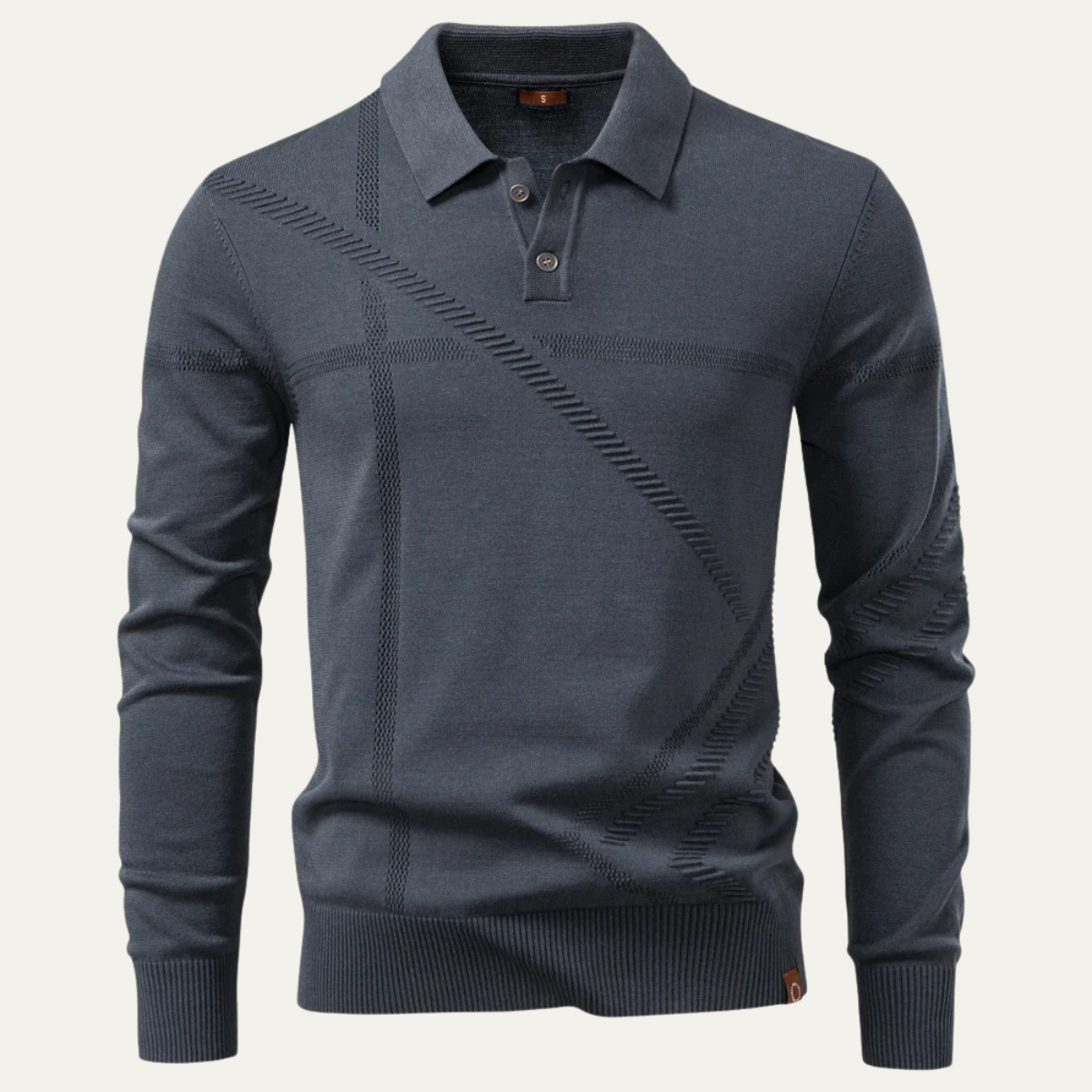 The Battersea Men's Lightweight Knit Polo Jumper