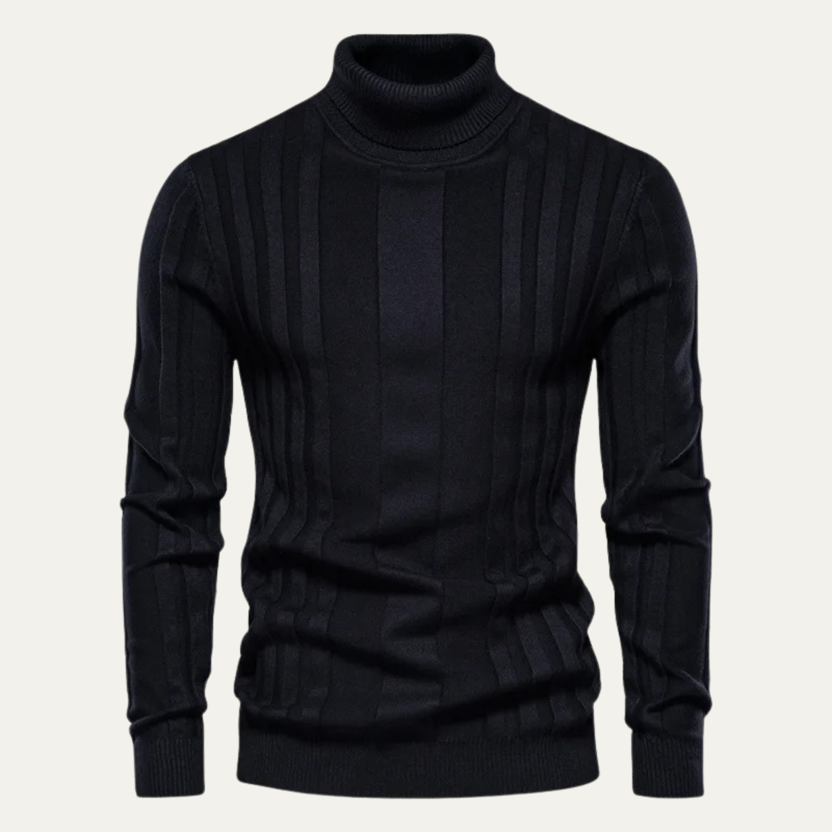The Dumbarton Men's Slim Fit Knit Turtleneck Jumper