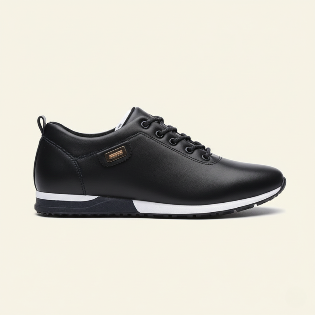 The Bond Street Men’s Orthopedic Shoes Leather Sneakers