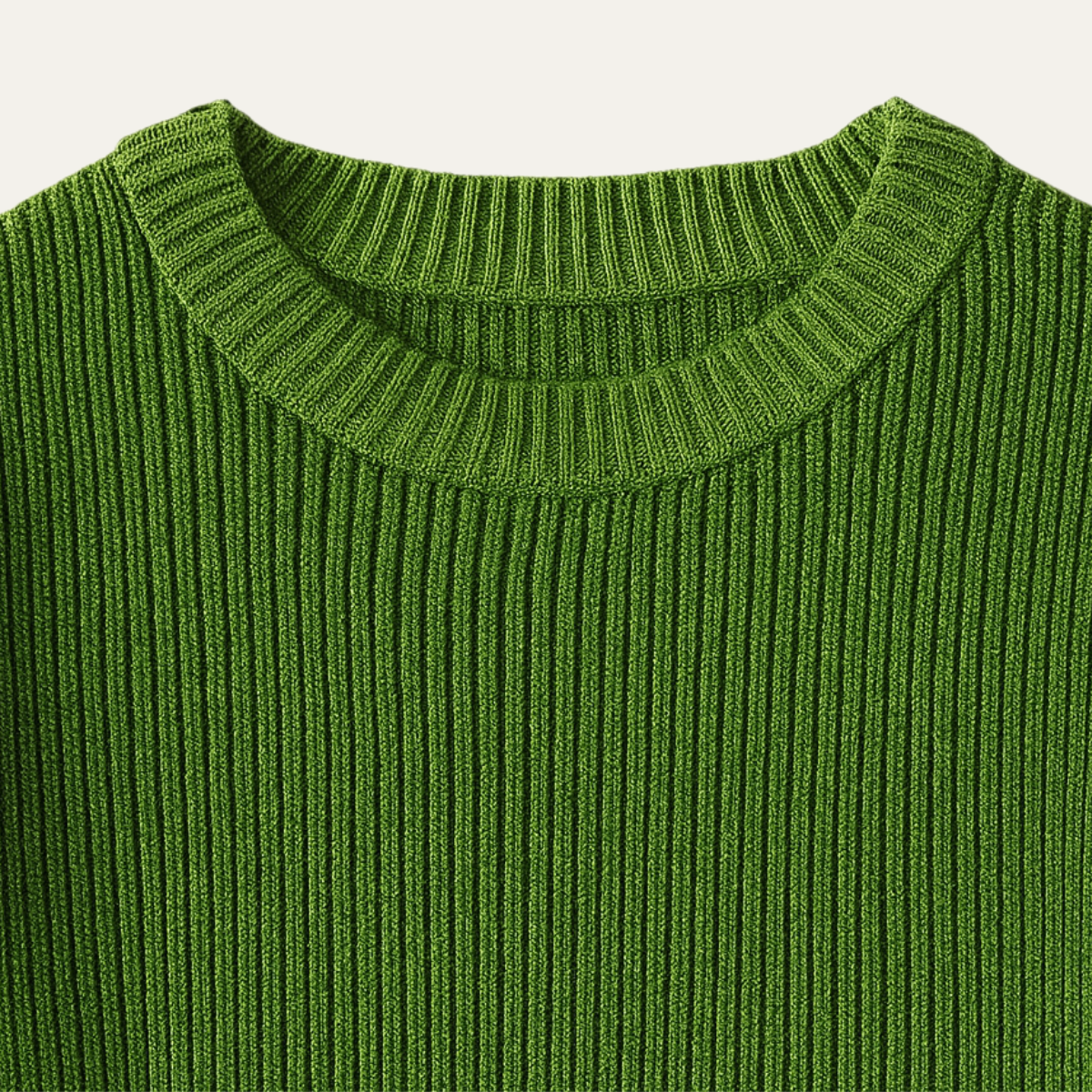 The Tokyo Merino Wool Ribbed O-Neck Jumper