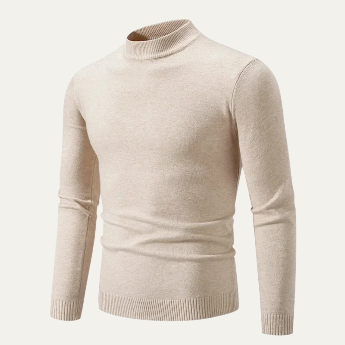 The Sarentino Men’s Turtleneck Slim Fit Warm Knit Jumper