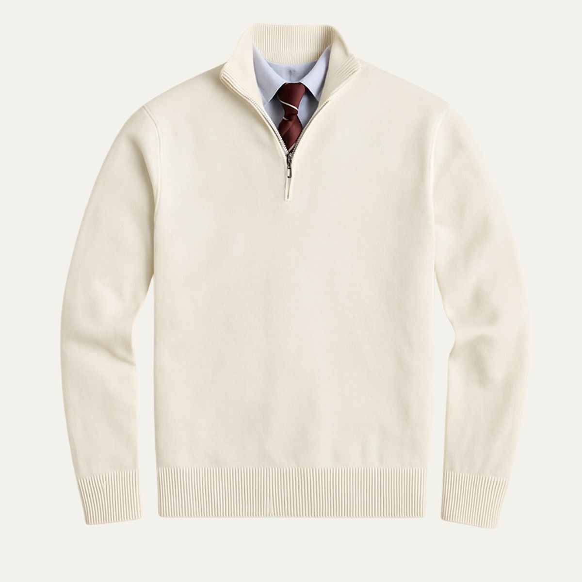 The Bronx Modern Quarter Zip Jumper for Men
