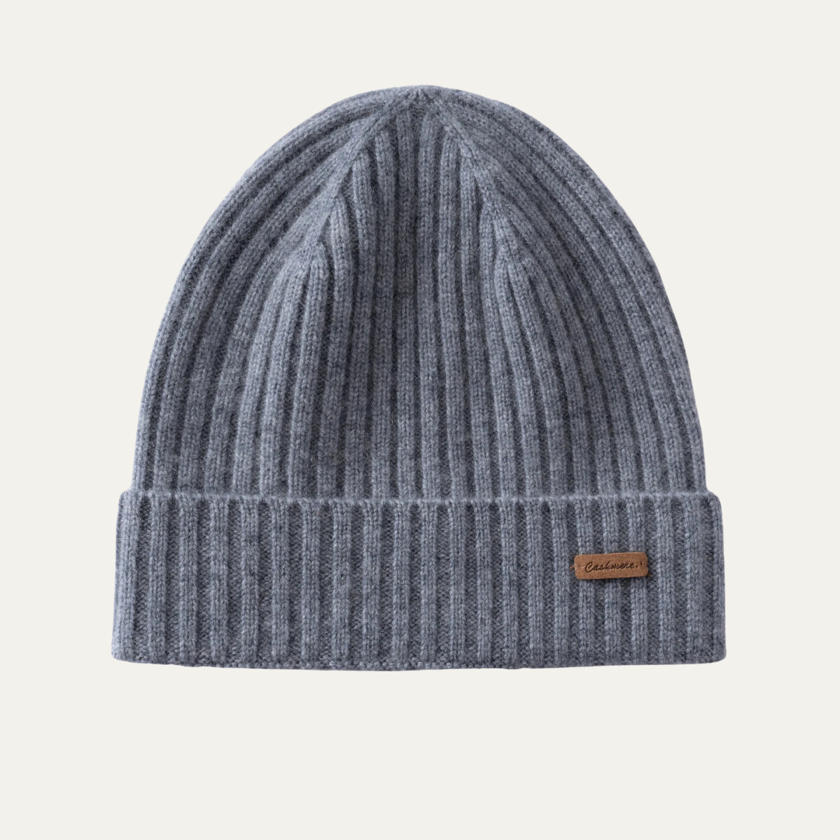 The Blackwell Men's Stylish Ribbed Knit Cashmere Beanie