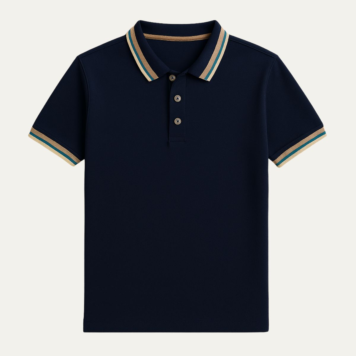 The Bellagio Striped Cotton Polo