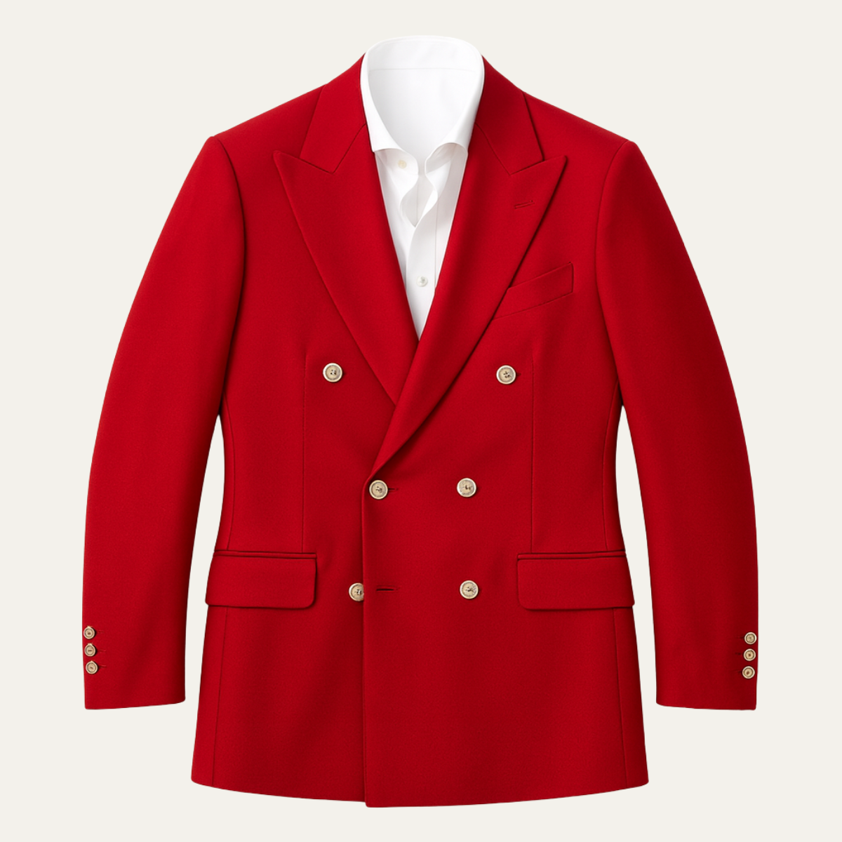 The Sandbanks Men’s Slim Fit Double Breasted Blazer Jacket