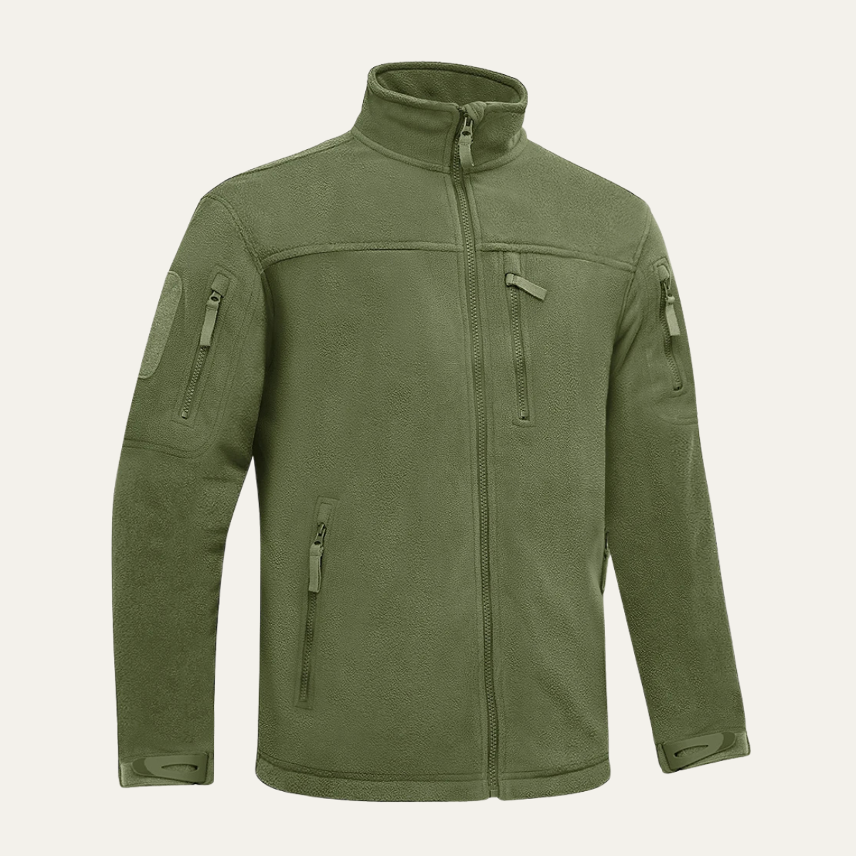 The Padova Men’s Warm Tactical Fleece Jacket with Zipper Pockets