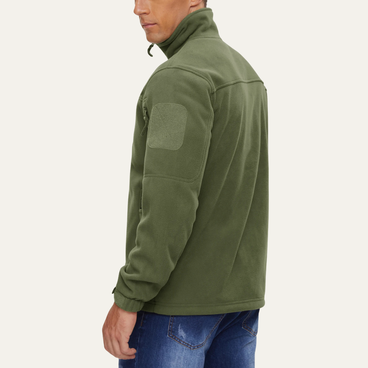 The Padova Men’s Warm Tactical Fleece Jacket with Zipper Pockets