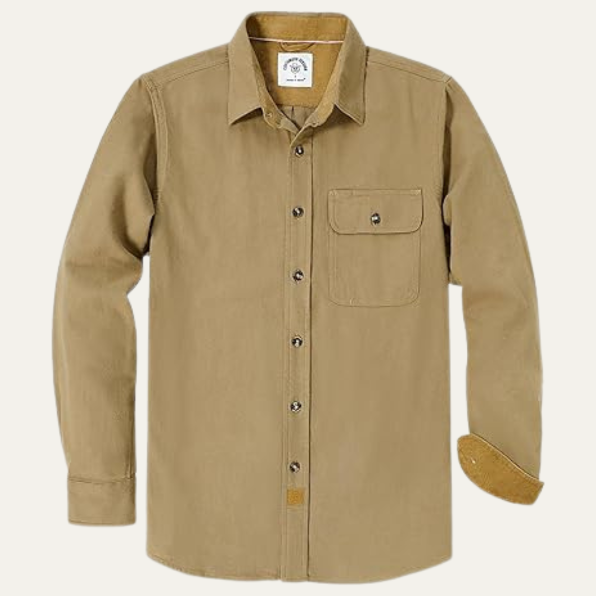 The Palermo Men’s Casual Long Sleeve Plaid Button Down Flannel Shirt